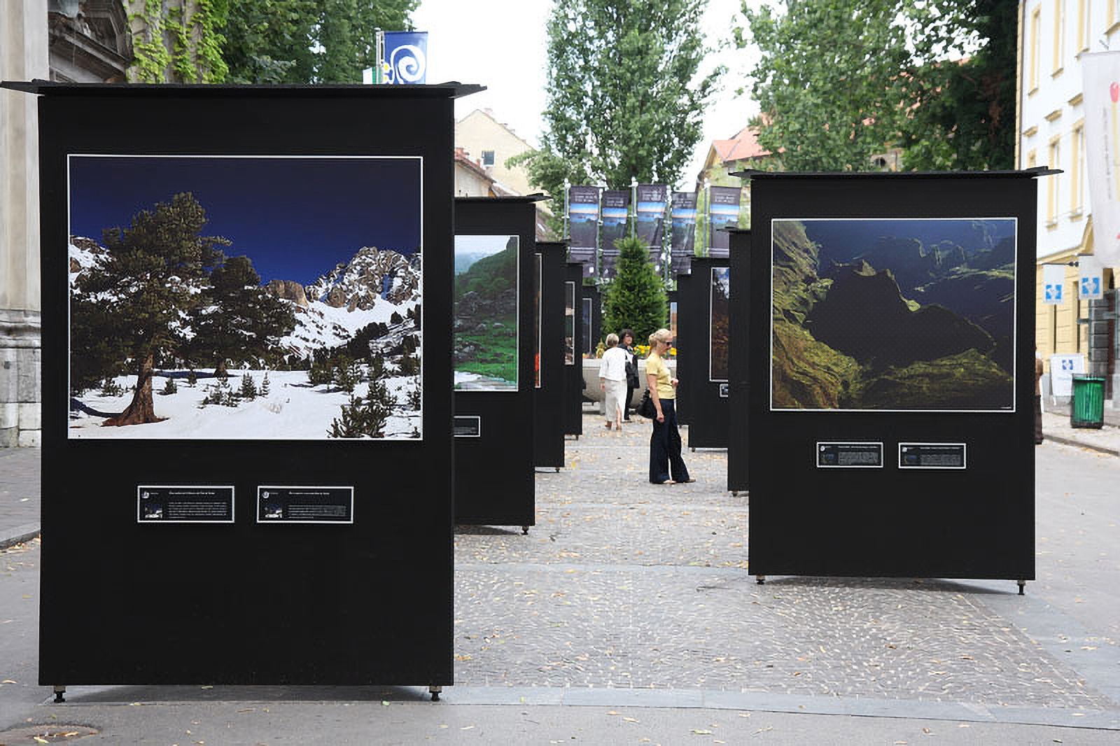 Snowy mountain and volcanic landscape photographs at Patrick Desgraupes’s Ljubljana exhibition